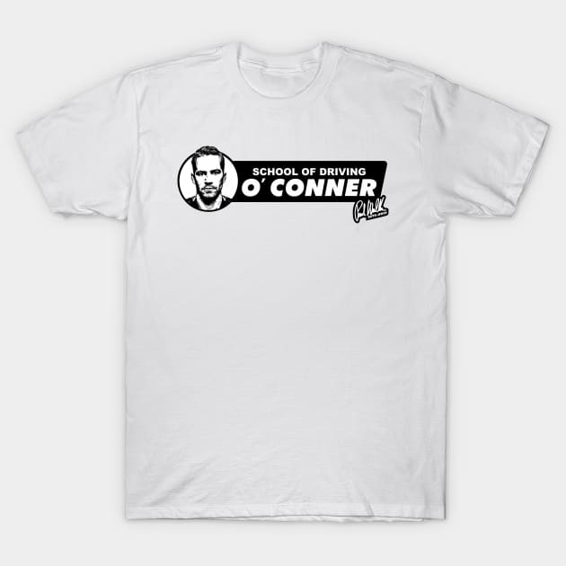 School of Driving - O' Conner T-Shirt by AmorinDesigns